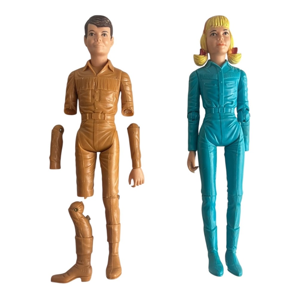 Marx Johnny West Figures Best of The West- Jamie & Josie